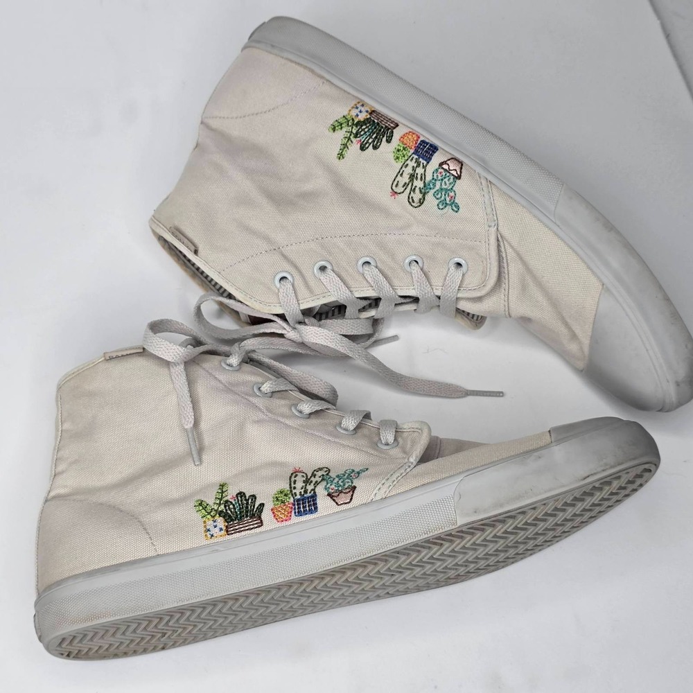Bangs London Fog Men's Shoes Size 12 Women's 13.5 Gray Cactus High Top Sneakers